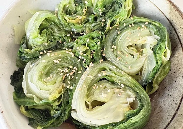 『レタス巻き』の完成画像（撮影：エニママ）