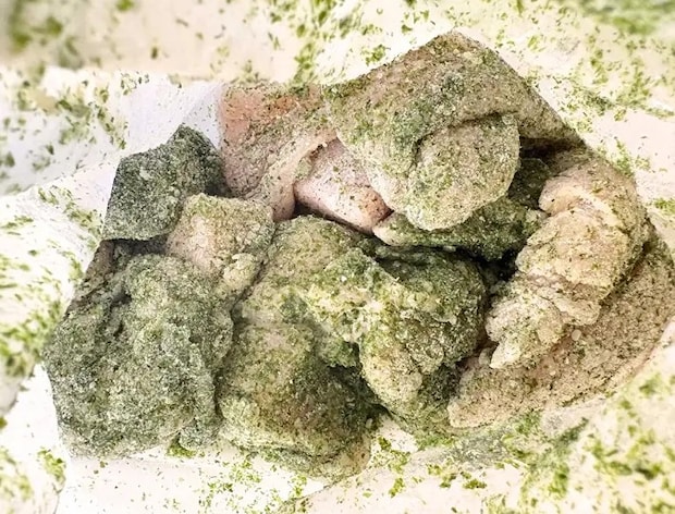 全体にまぶした画像（撮影：エニママ）