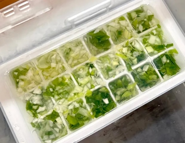 冷凍庫に入れた画像（撮影：エニママ）