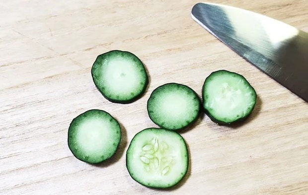 きゅうりの切り口の画像（撮影:エニママ）