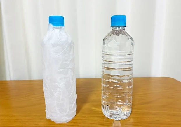 ペットボトルの検証写真（撮影：grapeライフハック編集部）