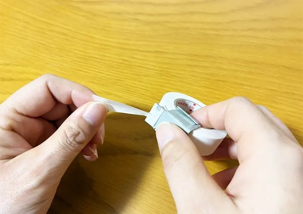 ラップの刃の活用写真（撮影：grapeライフハック編集部）