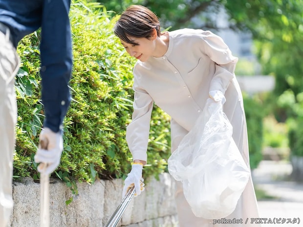トング片手に夏の早朝散歩へ 街にゴミが増えて気づいた『自分の心の整え方』