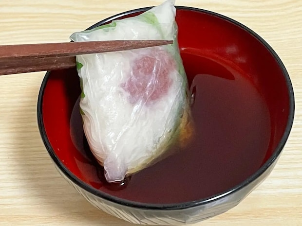 そうめんと薬味を一緒に食べたい！　包んでみたら「食べ応え抜群」「おにぎりみたい」