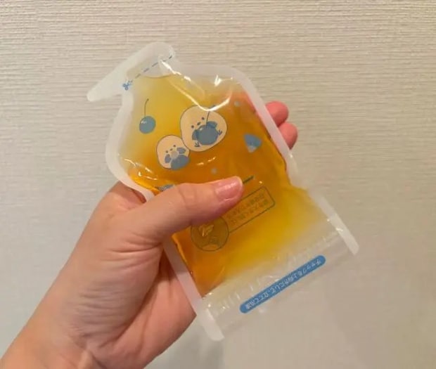 パウチにたくさん入れた様子（撮影：grapeフード編集部）