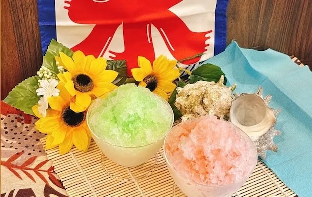 『砂糖水のかき氷』の写真（撮影：キジカク）