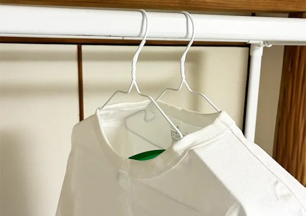 服を効率よく乾かす説明写真（撮影：grapeライフハック編集部）