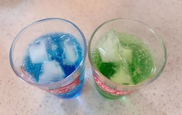 炭酸水を注いだ画像（撮影：エニママ）