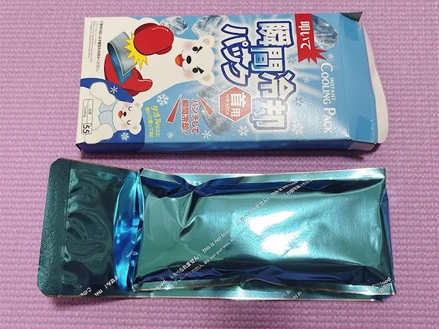 瞬間冷却パックの写真（撮影：grapeライフハック編集部）
