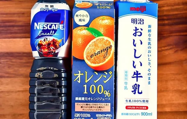飲み物の写真（撮影：小泉明代）
