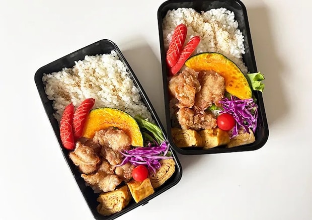 玉子焼きを弁当に入れた画像（撮影：エニママ）