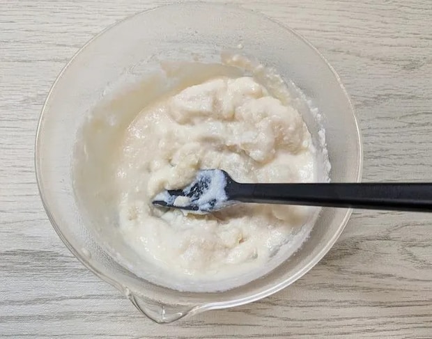 再度混ぜている様子（撮影：grapeフード編集部）