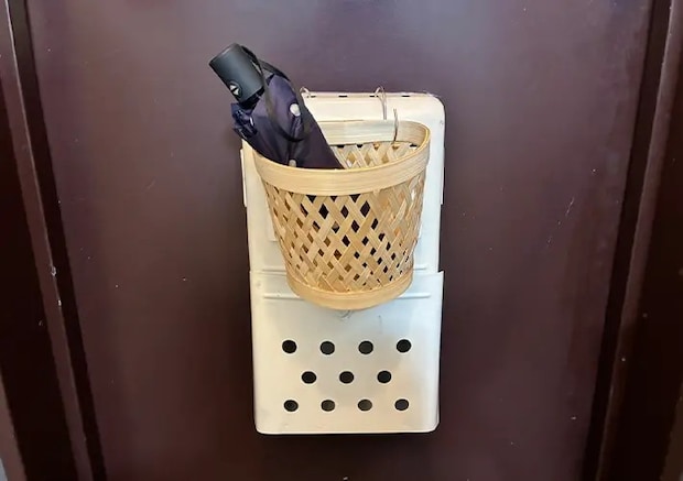 バンブーバスケットの写真（撮影：grapeライフハック編集部）