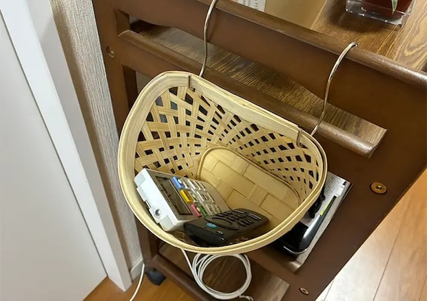 バンブーバスケットの写真（撮影：grapeライフハック編集部）