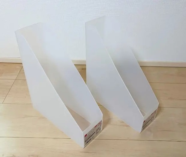 2つの収納ボックスの写真（撮影：grapeライフハック編集部）