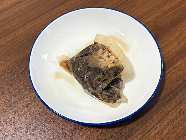 使い終わった麦茶パック（撮影：grapeライフハック編集部）
