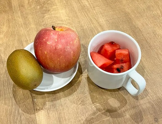 キウイ、リンゴ、スイカの写真（撮影：grapeフード編集部）