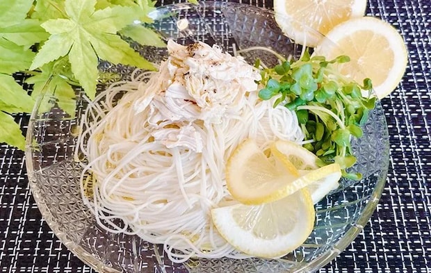 そうめんの完成画像（撮影：キジカク）