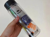 「飲みものは入れません」　ダイソー『550mlボトル』で作る持ち歩ける防災グッズ
