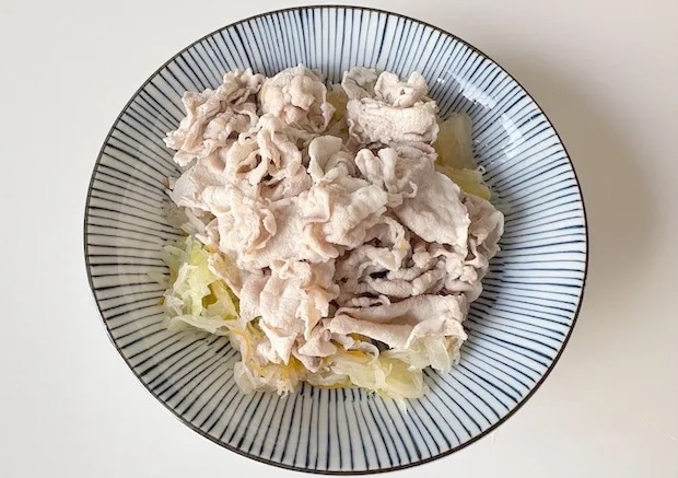完成したカット野菜しゃぶしゃぶの画像（撮影：エニママ）