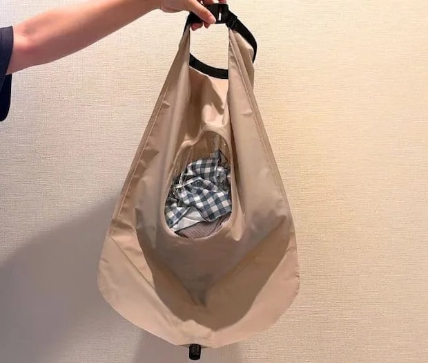 衣類を入れた様子（撮影：grapeライフハック編集部）