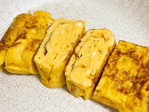 玉子焼きの写真（撮影：grapeフード編集部）