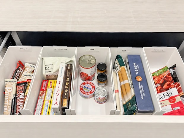 整理のプロがやってる『食品ストック』収納 「キッチンの一角に…」アイディア5選