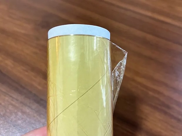 ラップの切り口（撮影：grapeライフハック編集部）