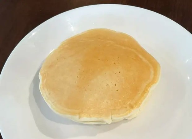 麦茶入りのホットケーキの写真（撮影：grapeフード編集部）