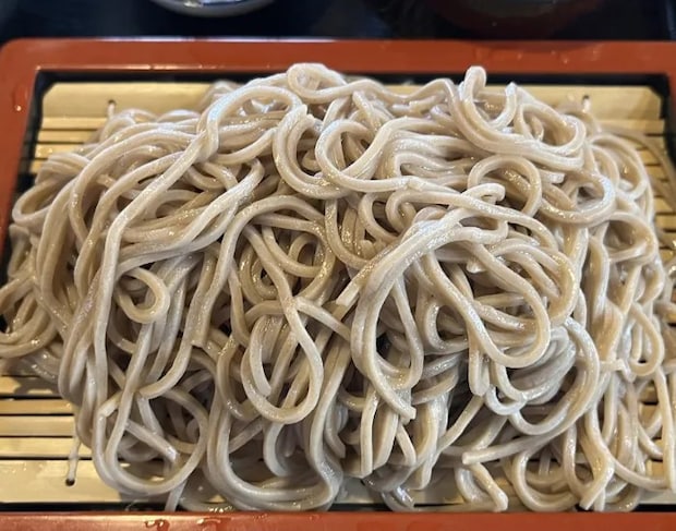 ゆで上がったそば