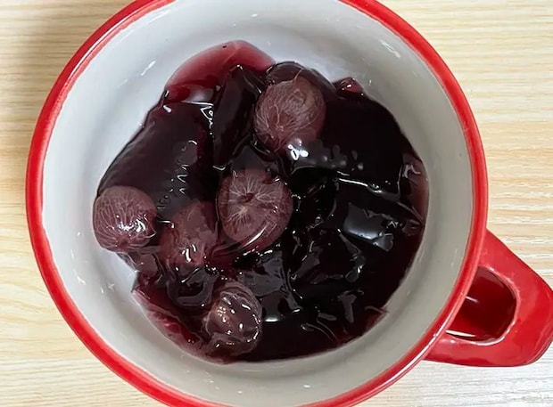 耐熱容器に入れたゼリーの写真（撮影：grapeフード編集部）