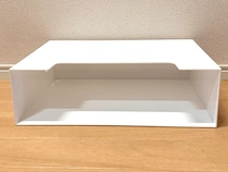 ファイルボックスに書類は入れません！　ダイソーのケースと組み合わせて5秒でできる収納棚が優秀すぎた