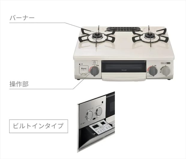ガスコンロの写真