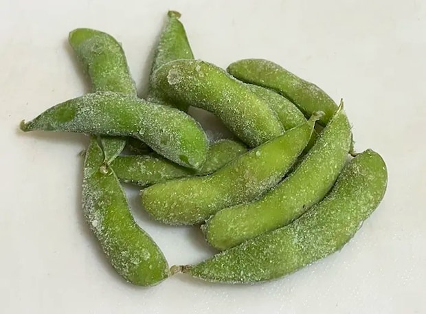 冷凍枝豆の写真（撮影：grapeフード編集部）