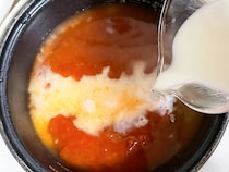 米と一緒に丸ごと1袋　いつも通り炊いたら「濃厚な味」「ついついおかわりしたくなる」