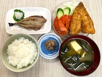 【75円定食】未利用魚で激安激旨フライ＆干物定食を作りました【オアカムロ】