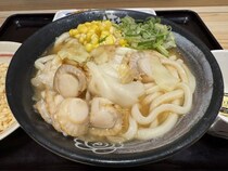 はなまるうどんの「ホタテ味噌バターうどん」はこうして食べてごらんなさい