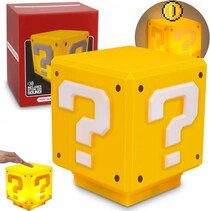 机に置くだけでテンション上がる。「スーパーマリオ」の“あのブロック”がナイトライトになっていたぞ