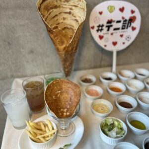 デニーズが学生向けワンコインセットを発売！　ぱりもち食感の「クリスピークレープ」を食べてみた