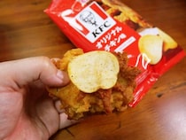 コンビニで買える「ケンタッキーフライドチキン味ポテトチップス」と同時にケンタッキーフライドチキンを食べた結果
