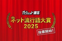 1人3つまで！『ガジェット通信 ネット流行語大賞2025』一般投票スタート / 締切は12月8日24時