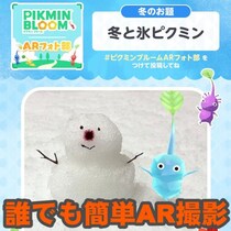 『ピクミン ブルーム』氷ピクミンとAR!! 寒さも吹き飛ぶとっておきのかわいいARフォトを撮ってみよう【プレイログ#1067】