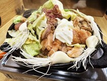 【孤独の一人焼肉グルメ】山形県米沢市の焼肉屋の米沢牛みそミックス / 焼肉みよし