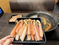 【最高かにグルメ】しゃぶ葉の「生本ずわいがに食べ放題」で蟹を100本以上食べる方法