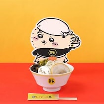 ちいかわラーメン豚に「豚骨」きたああああ！ 明太子・高菜・キクラゲをトッピング