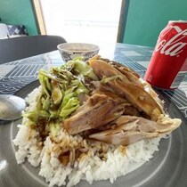 ナウル共和国の食堂で「チキンレタスぶっかけ飯」を食べた話