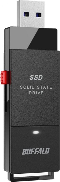バッファローのスティックSSDがケーブルレス→PC周りの景色が劇的に変わった
