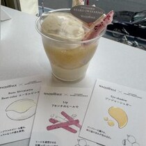 「マキアージュ」の爆売れアイテムに新タイプ！　「白玉ファンデ美容液」の世界観が味わえるカフェが期間限定OPEN