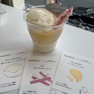 「マキアージュ」の爆売れアイテムに新タイプ！　「白玉ファンデ美容液」の世界観が味わえるカフェが期間限定OPEN