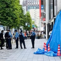 【現地取材】銀座にマスコミと警察が集まる / ショッピングセンターGINZA SIXでスプレー噴射か